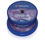 Płyta DVD +R 4,7 GB VERBATIM 16x cake 50 szt.