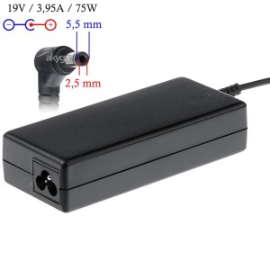 Zasilacz do notebooka Akyga 19.5V/3,95 75W 5.5x2.5