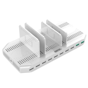 Stacja ładująca Unitek Y-2190A, 10 x USB; QC3.0