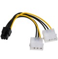 Kabel-zasilający-2-x-molex-PCI-E-6pin-Akyga