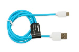 Kabel USB micro IBOX MD3A niebieski 1m 3A