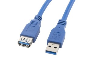 Kabel USB AF/AM 3 m USB 3.0 przedłużacz nieb.