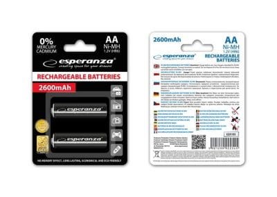 Akumulatorki-Esperanza-2600mAh-2szt