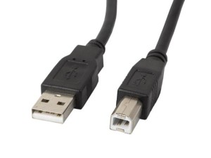 Kabel USB AM/BM 5m Lanberg czarny