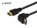 Kabel-HDMI/HDMI-1.5-m-kątowy-SAVIO-CL-04