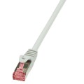 Kabel-S/FTP-Kat.6A-patchcord-3-m-Logilink-szary