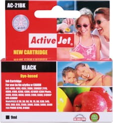 Tusz-czarny-nr.21-Activejet-AC-21BK/Canon