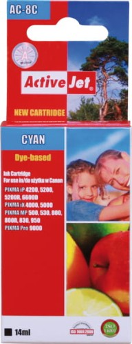 Tusz-kolor-nr.08C-Activejet-AC-8C-Cyan