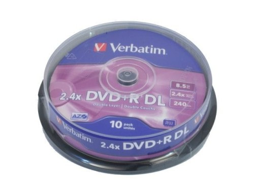 Płyta-DVD+R-8,5-GB-VERBATIM-8x-Cake-10szt.-DL