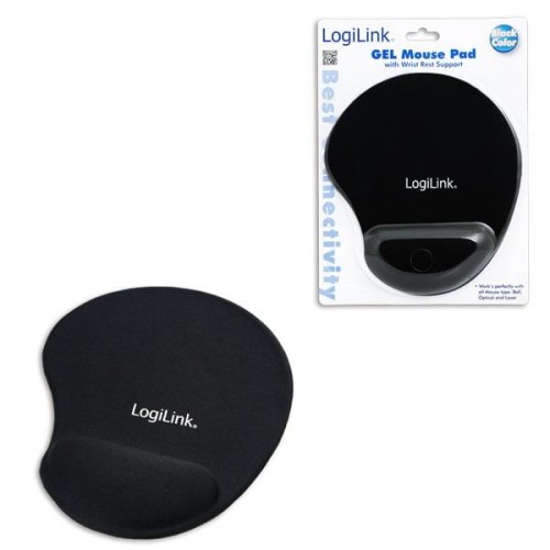 Podkładka-pod-mysz-żel.-LogilLink-ID0027-czarna