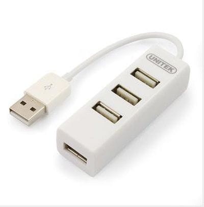 USB-Hub-zew.-4-porty-Unitek-mini-biały-Y-2146