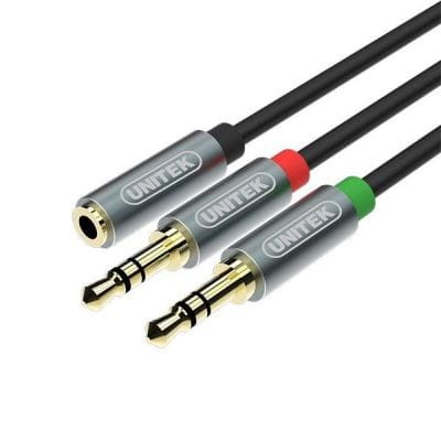 Kabel-Audio-Stereo-miniJack-3,5mm-(F)-2x-3,5mm-M