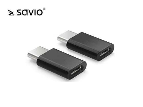 Adapter-Savio-AK-31/B-Micro-USB/USB-3.1-C
