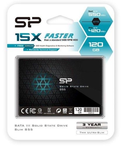 Dysk-SSD-Silicon-Power-Slim-120GB-550/420-MB/s