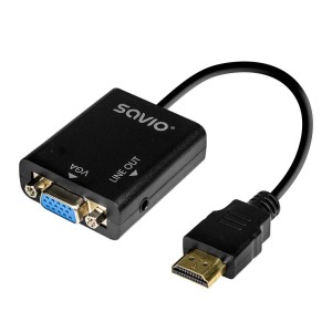 Adapter HDMI - VGA Savio AK-76
