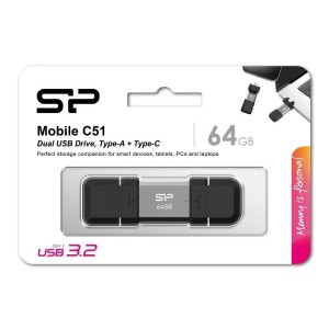 Pamięć USB FLASH 64 GB Silicon Power Mobile C51
