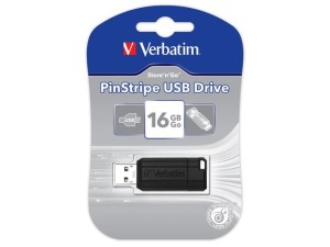Pamięć USB FLASH 16 GB Verbatim PinStripe