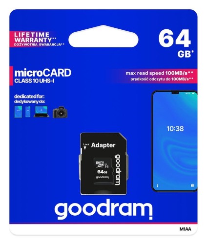 Pamięć-Secure-Digital-Micro-64-GB-Goodram+adapter
