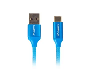 Kabel USB 2.0 Lanberg Premium Type-C(M) - A(M) 1m