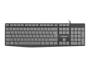 Klawiatura Natec Nautilus US slim czarna