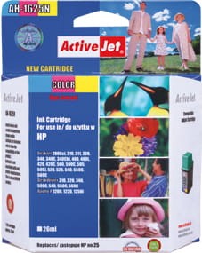 Tusz kolor nr.25 Activejet AH-1625N Nowy