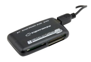 USB - Czytnik Kart Pamięci Esperanza 16in1 USB 2.0