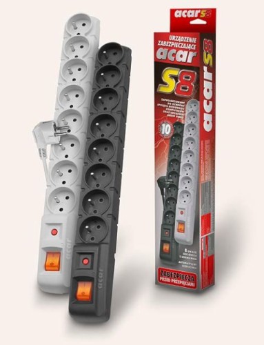 Listwa-Acar-S8-3-m-8-gniazd-czarna